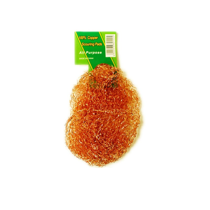 YETHAN Copper Scouring Pad, Scrubbing Scour Pads 10 Pcs/Pack, Pure Copper, 13g / Pc - Image 3